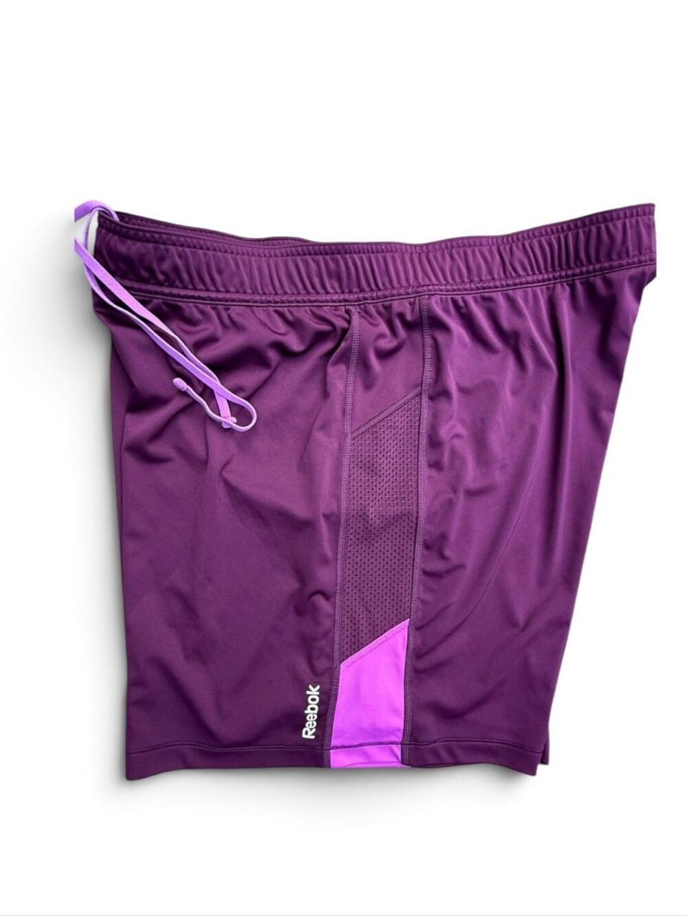 Reebok Purple Athletic Running Shorts Unlined Women’s size Large